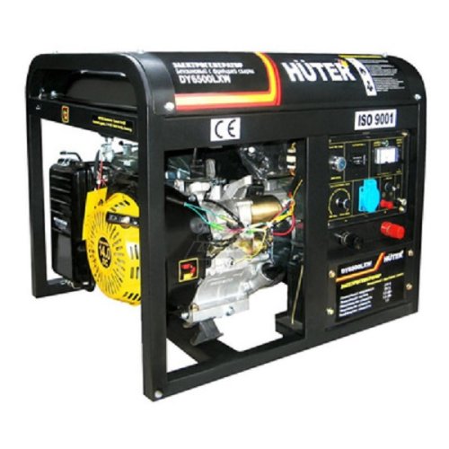 Бензогенератор Huter DY6500LXG картинка